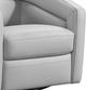 Armen Living Desi Gray Swivel Accent Chair-4