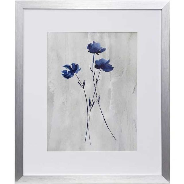 Stylecraft Indigo Botanical III Gray/White Wall Art-0