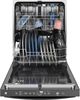 GE® ENERGY STAR® 24" Black Top Control Built-In Dishwasher with Sanitize Cycle-3