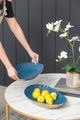 A & B Home Blue 17" Platter-4