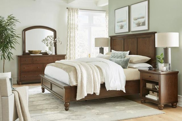 aspenhome® Cambridge Classic Cherry King Panel Bed-1