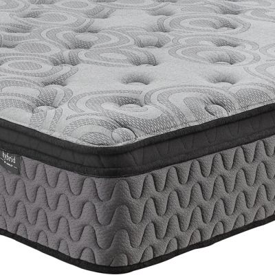 Sierra Sleep® By Ashley Augusta2 Hybrid Euro Pillow Top Firm King Mattress in a Box-1