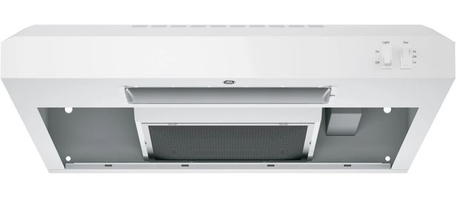 GE® Series 24" White Under Cabinet Range Hood-2
