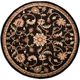 Surya Riley Black 8' Round Rug-0