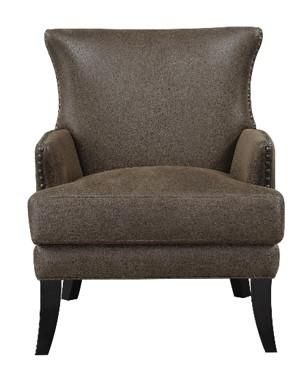 Allwood Furniture Group #135 Dixon Chocolate Nola Accent Chair-0