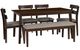 Powell® Daly 6-Piece Brown/Sand Dining Set-0