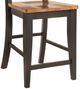 TEI Quinton Black/Pecan 24" Counter Stool-2