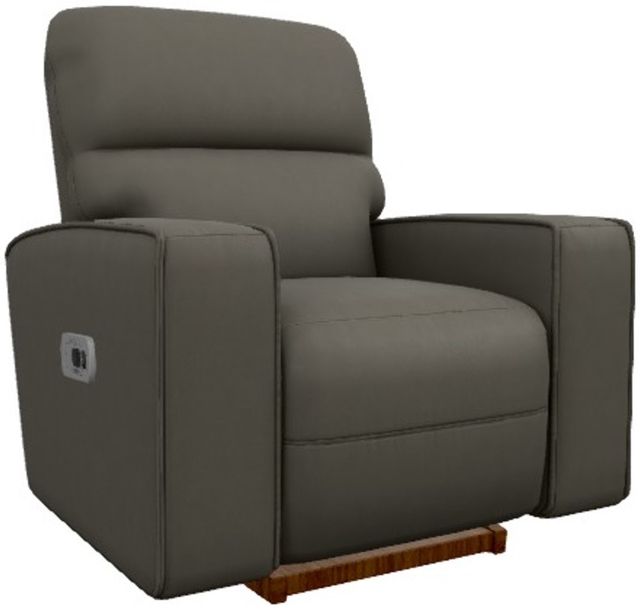 La-Z-Boy® Maddox Dove Gray Power Rocking Recliner with Headrest -0
