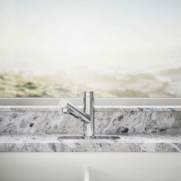 KOHLER® Crue® Polished Chrome Kitchen Sink Faucet with 3-Function Sprayhead-3