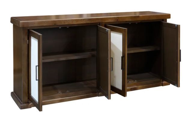 StyleCraft Brown/White Console Table-1