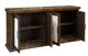 StyleCraft Brown/White Console Table-1