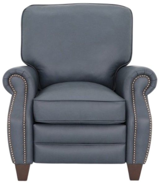 BarcaLounger® Briarwood Santa Fe Ocean Leather Manual Recliner-3