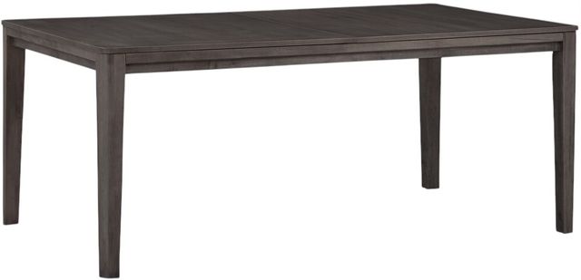 Bassett® Furniture Origins Dandridge Carbon 72" Table with Butterfly Leaf -0