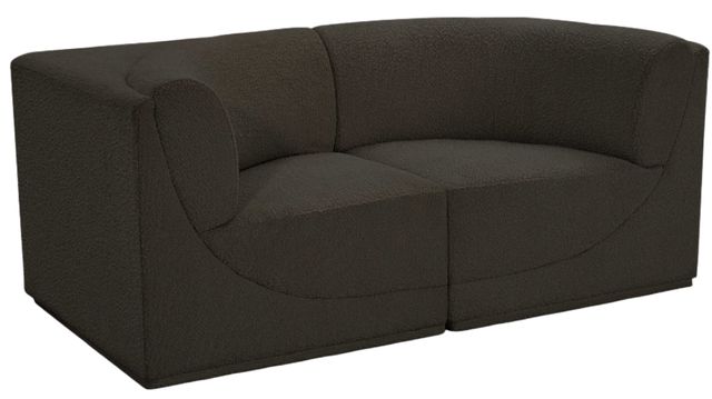 Meridian Furniture Ollie 2-Piece Brown Modular Sofa-0