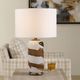 Uttermost® Ararat Brown/White Table Lamp-1
