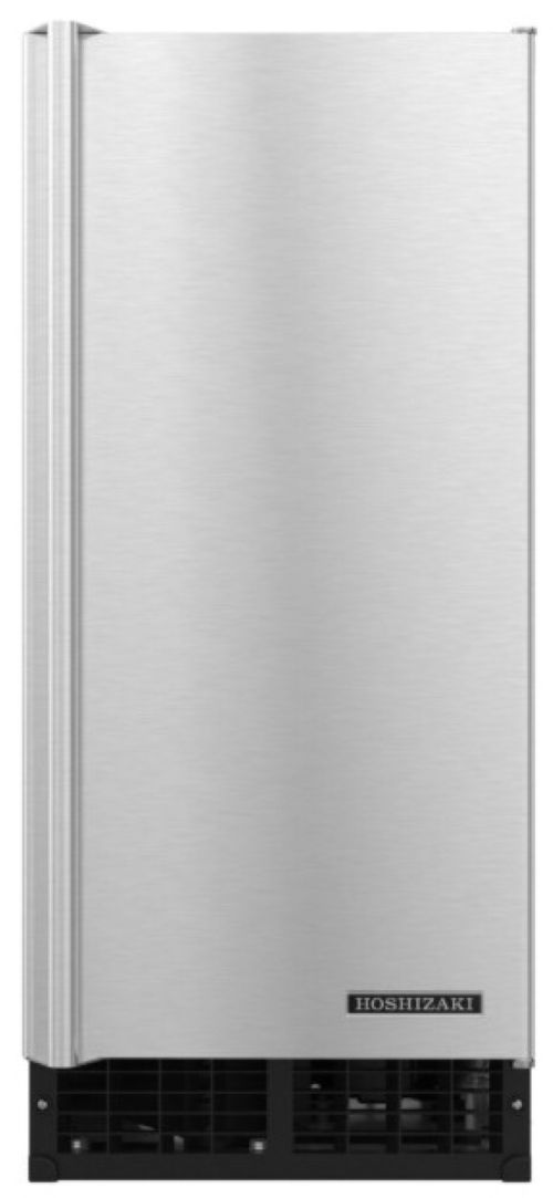 Hoshizaki Top Hat Cuber 14.88" 54 lb. Stainless Steel Air-Cooled Icemaker with Built in Storage Bin-0