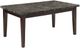 Homelegance® Decatur Dark Cherry Dining Table with Marble Top-0