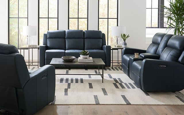 Bassett® Furniture Club Level Norwood Slate Power Reclining Sofa-3