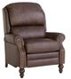 Smith Brothers Customizable 705 Leather Manual Reclining Chair-0