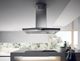 Elica Techne Plus Series Stoney Island 42" Stainless Steel with Black Glass Island Range Hood-3