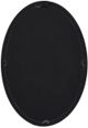 Stylecraft Black Oval Framed Wall Mirror -2