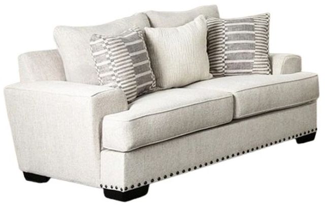Furniture of America® Gervais Taupe Loveseat-0