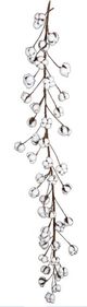 A & B Home Cotton Flower Garland-0
