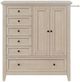 Intercon San Mateo Youth Rustic White Chifferobe-1