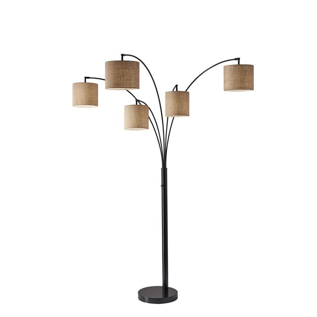 Adesso® Trinity Antique Bronze 5-Arm Arc Lamp-0