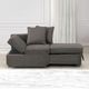 Furniture of America® Woburn Gray Convertible Chair-1