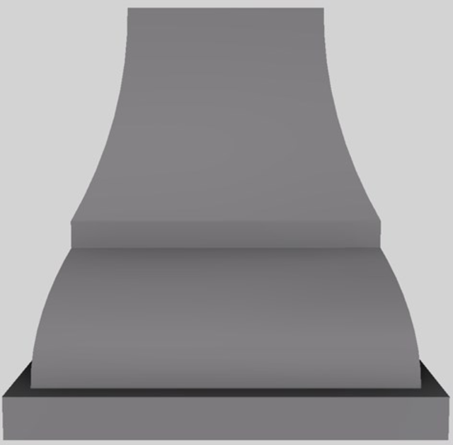 Vent-A-Hood® Designer Series 54" Gunsmoke Island Range Hood-1