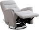 Parker House® Gemini Bloke Cotton Manual Swivel Recliner-2