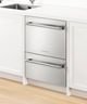 Fisher & Paykel Series 9 24" Stainless Steel Double DishDrawer™ Dishwasher-4