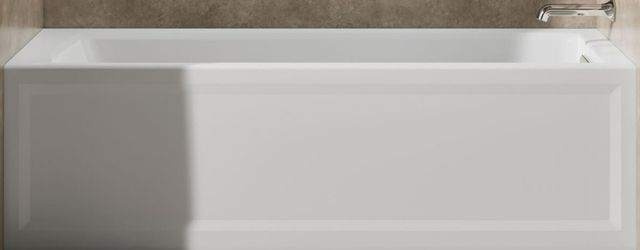 KOHLER® Archer® White 66" x 32" Alcove Bath with Bask® Heated Surface - Right Drain-2