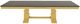 Mavin Customizable 38" x 84" Cosmo Extendable Dining Table with 18" Leaf-1
