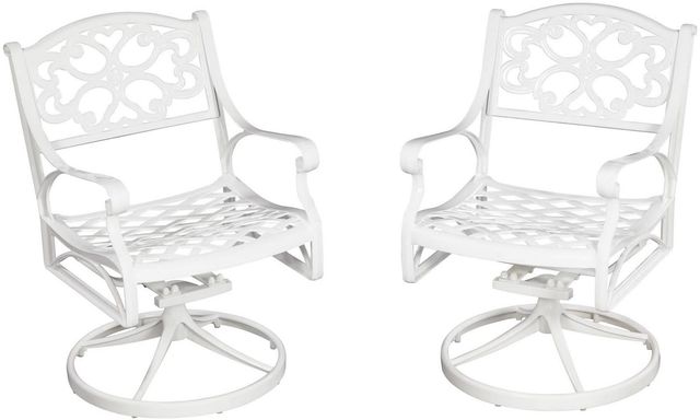 homestyles® Sanibel 5-Piece White Outdoor Dining Set-2