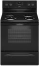 Whirlpool® 29.88" Black Free Standing Electric Range-0