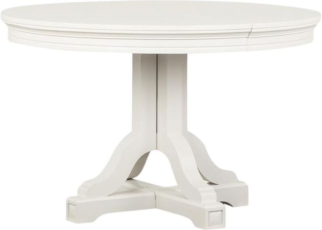 Magnussen Home® Willowbrook Egg Shell White 48" Round Dining Table-0