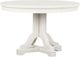Magnussen Home® Willowbrook Egg Shell White 48" Round Dining Table-0