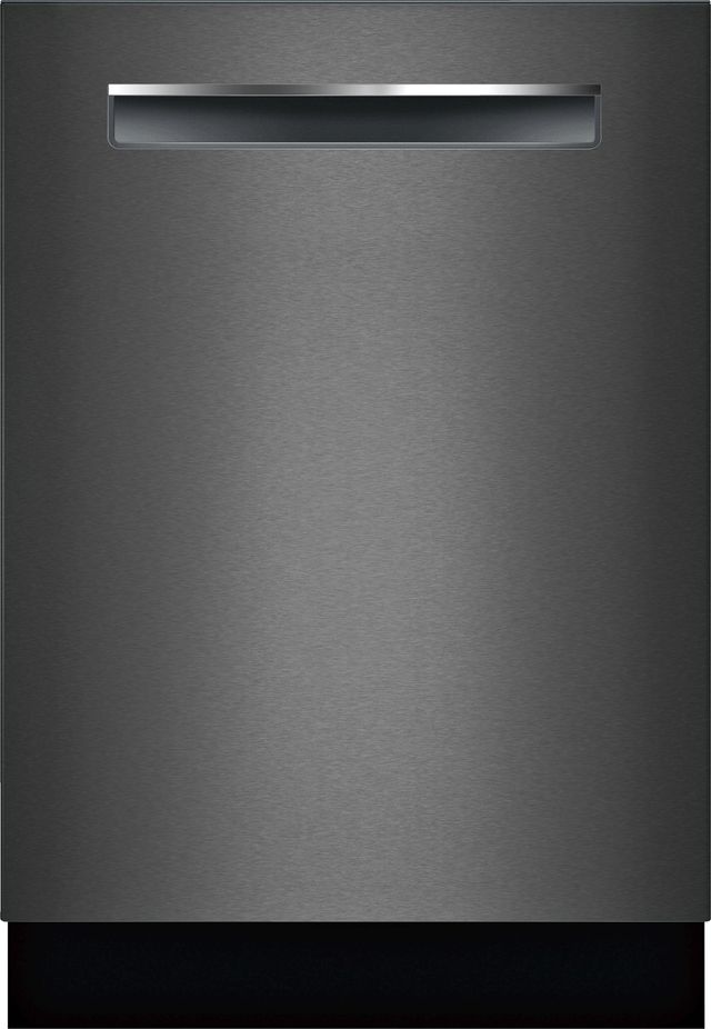 Bosch® 800 Series 24" Black Stainless Steel Top Control Built In Dishwasher-0