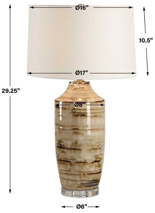 Uttermost® Schneider Brown Glazed Table Lamp-3