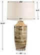 Uttermost® Schneider Brown Glazed Table Lamp-3
