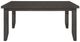 Coaster® Dalila 6-Piece Dark Gray Rectangular Dining Table Set-2