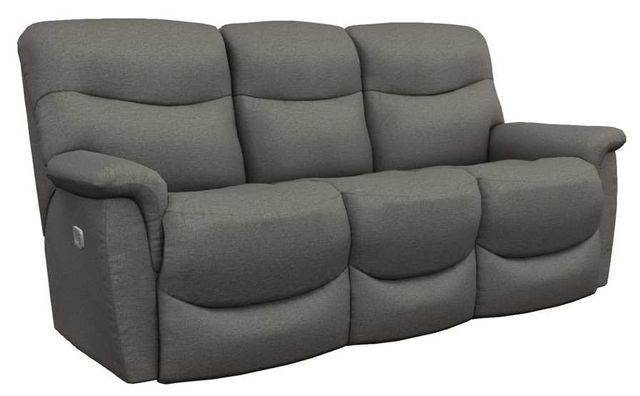 La-Z-Boy® James Charcoal Power Reclining Sofa with Headrest-0