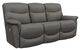 La-Z-Boy® James Charcoal Power Reclining Sofa with Headrest-0