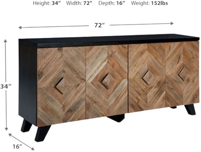 Signature Design by Ashley® Robin Ridge Two-Tone Brown Accent Cabinet-1