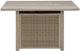 Signature Design by Ashley® Cliff Trails Beige Aluminum/Woven Outdoor Fire Pit Table-1