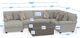 Jackson Furniture Livingston 4-Piece Linen U-Shape Sectional-5