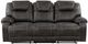 Homelegance® Gainesville Chocolate Manual Double Reclining Sofa-2