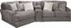 Jackson Furniture Mammoth 3-Piece Smoke Sectional Sofa-0